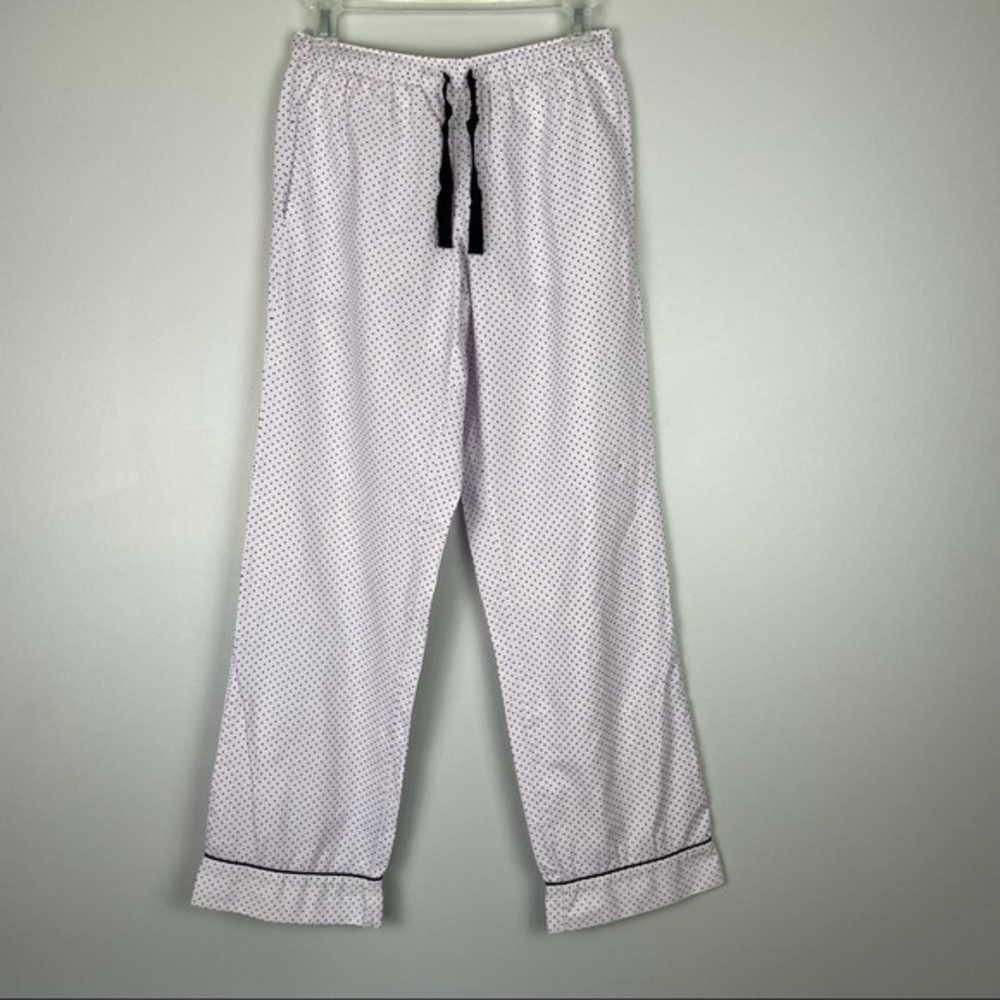 Victoriaโs Secretโ Pink Black Polka Dot Pajama Pant